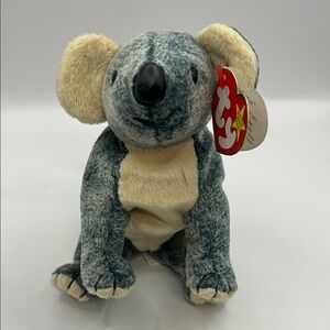 Ty Koala Plush with Teal and Cream Fur